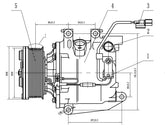 AC Compressor for HONDA (CO.01.021)