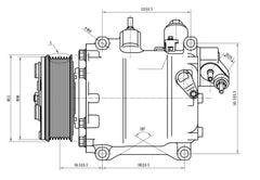 AC Compressor for HONDA (CO.01.025)