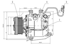 AC Compressor for HONDA (CO.01.033)