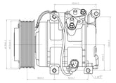 AC Compressor for TOYOTA (CO.04.135)