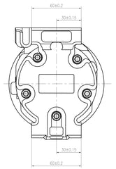 AC Compressor for SUZUKI (CO.08.015)