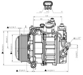 AC Compressor for MERCEDES BENZ (CO.15.040)