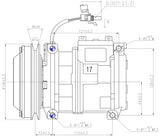 AC Compressor for JOHN DEERE (CO.81.012)