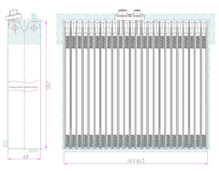 AC Evaporator (MITSUBISHI EV.06.003)