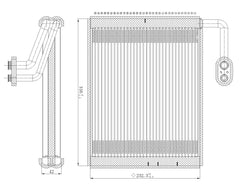 AC Evaporator (HONDA EV.01.004)