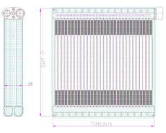 AC Evaporator (NISSAN EV.02.001)