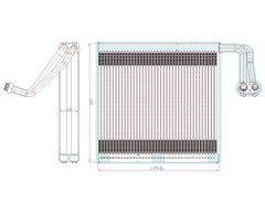AC Evaporator (MAZDA EV.05.003)