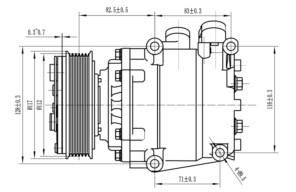 AC Compressor for HONDA (CO.01.059)