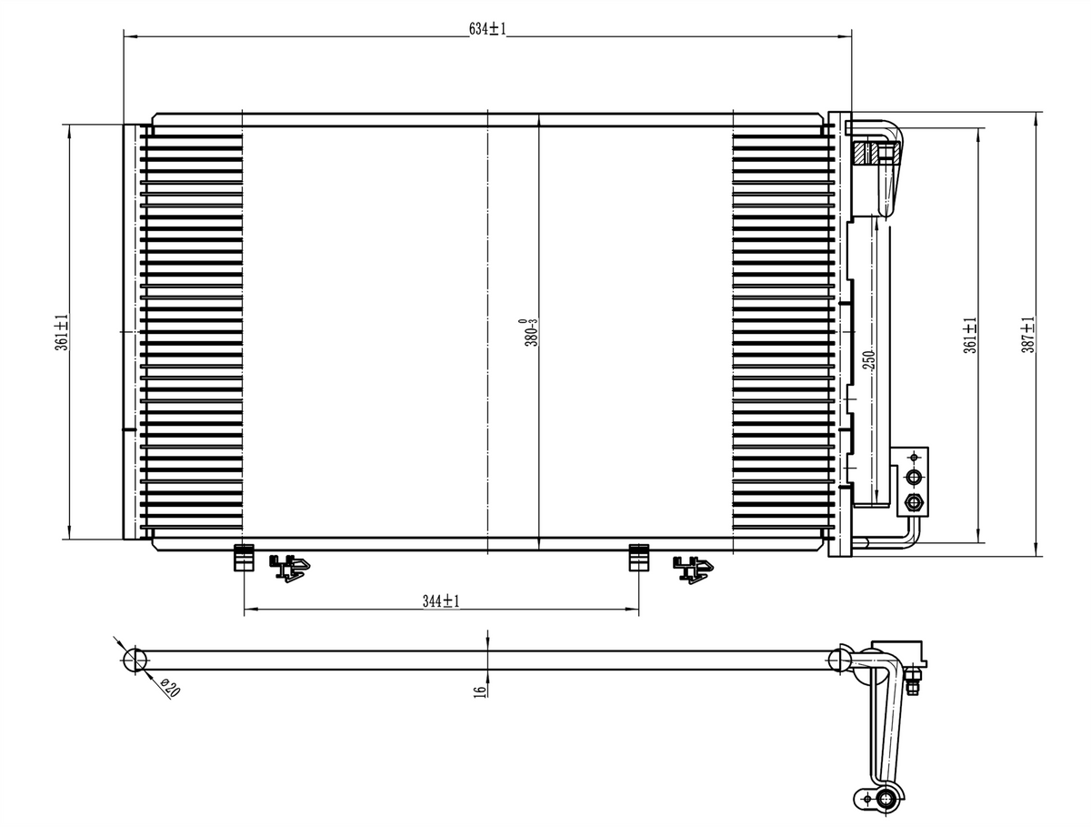AC Condenser for FORD (CN.23.003)