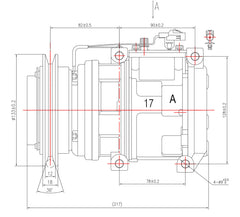 AC Compressor for TOYOTA (CO.04.045)