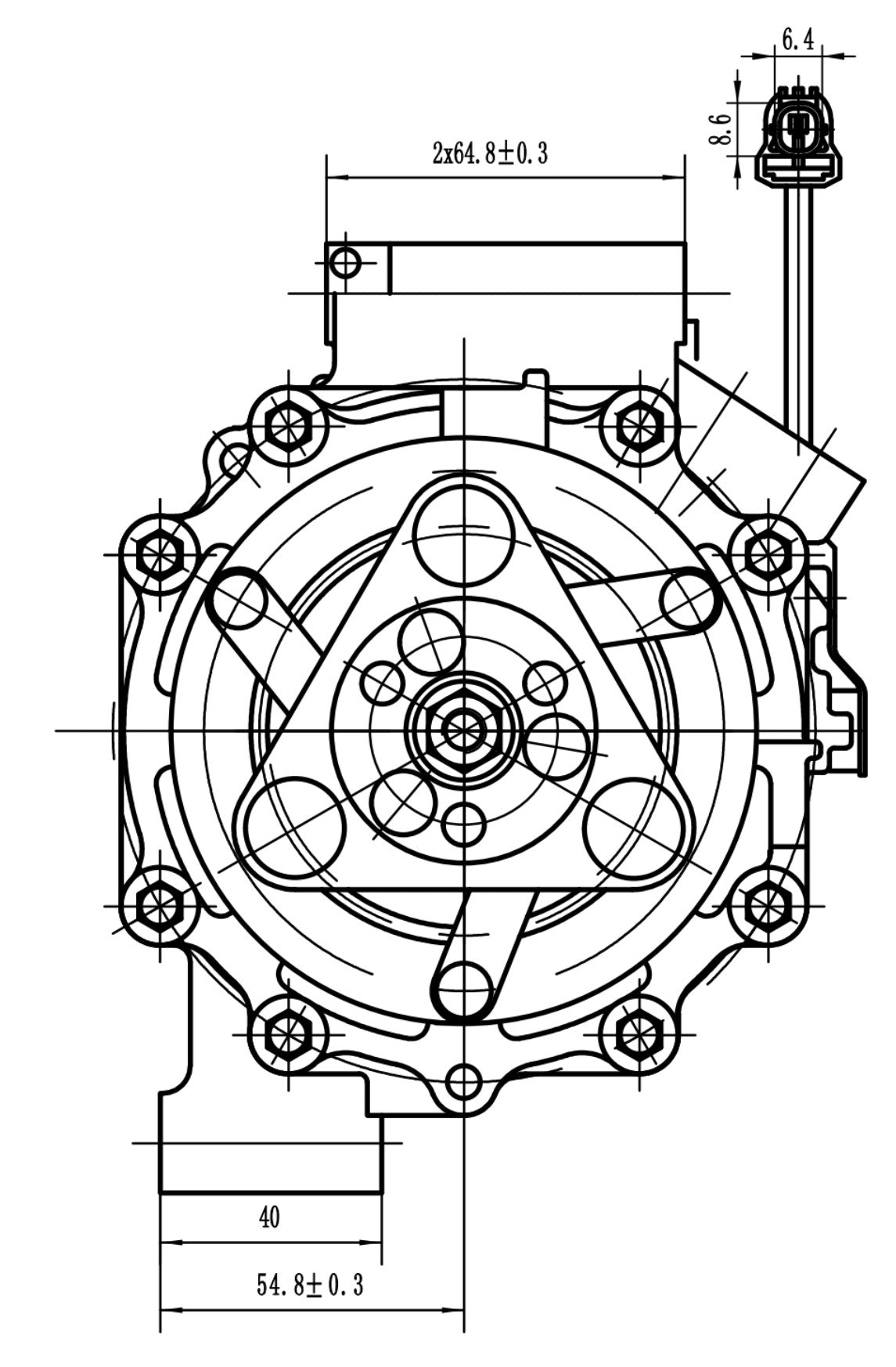 AC Compressor for HONDA (CO.01.021)