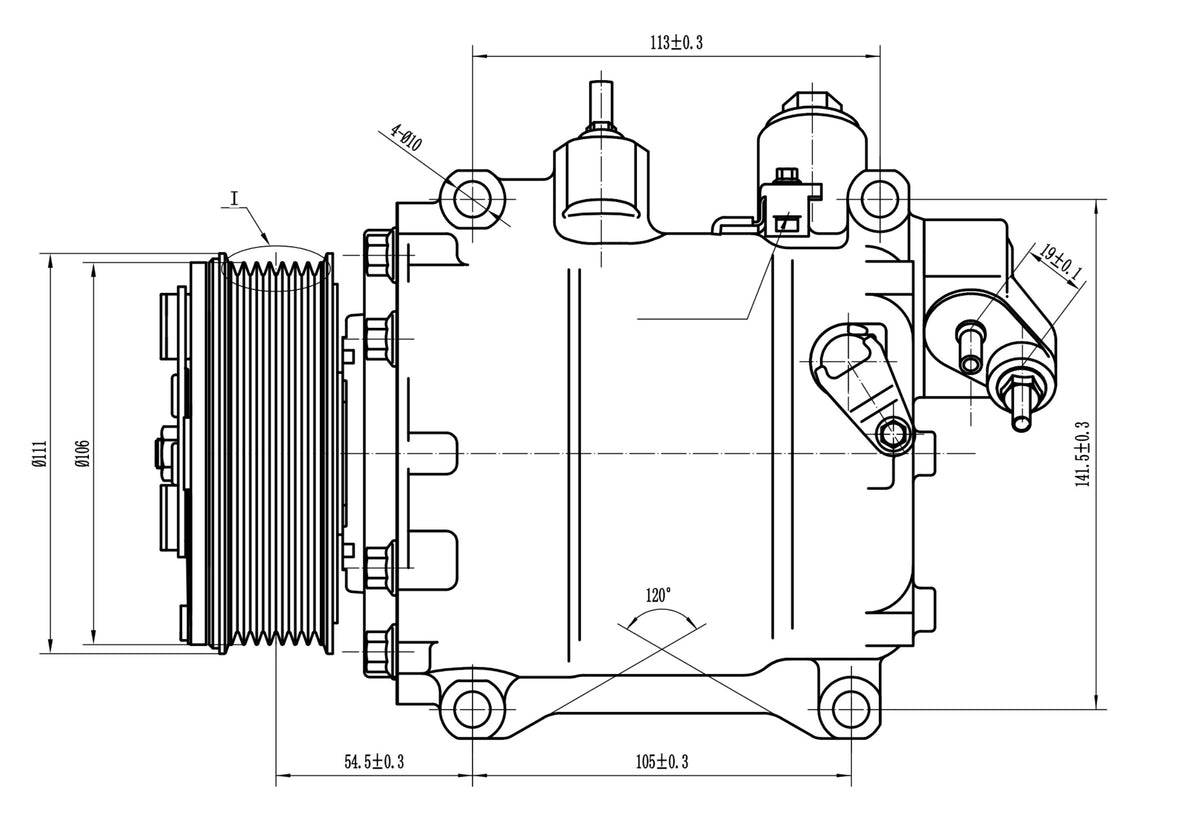 AC Compressor for HONDA (CO.01.025)