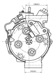 AC Compressor for HONDA (CO.01.025)
