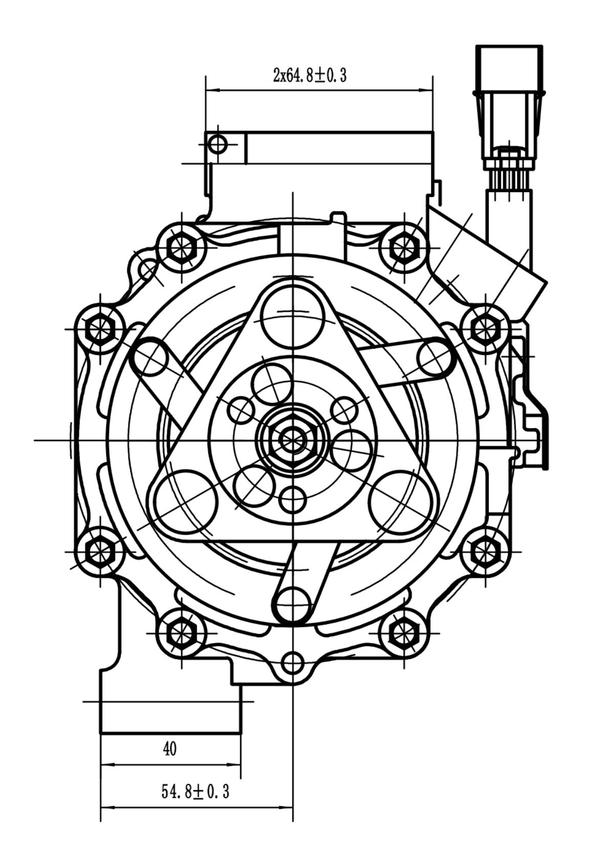 AC Compressor for HONDA (CO.01.033)