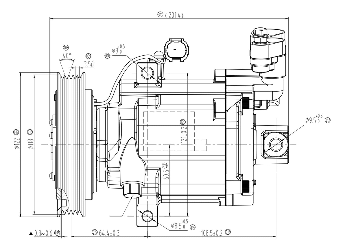 AC Compressor for NISSAN (CO.02.059)