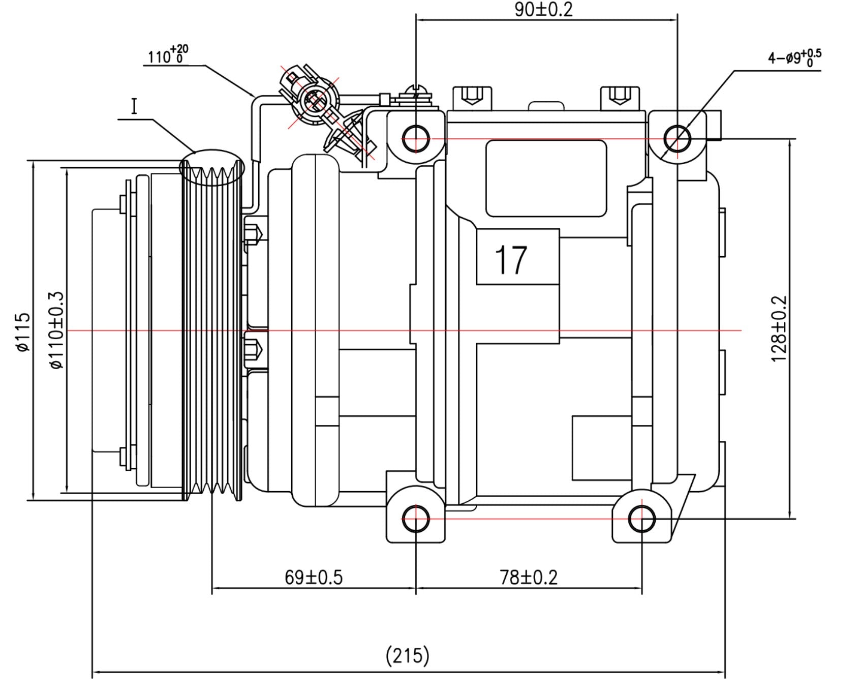 AC Compressor for TOYOTA (CO.04.063)