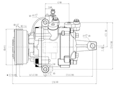 AC Compressor for SUZUKI (CO.08.008)