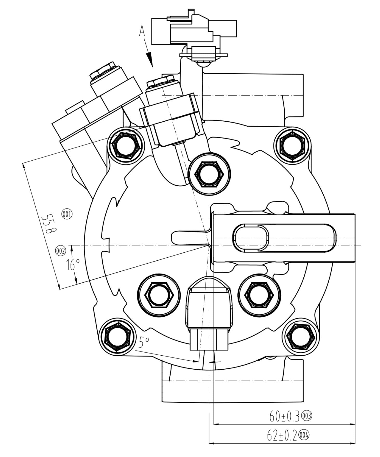 AC Compressor for SUZUKI (CO.08.008)