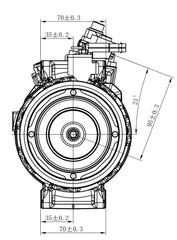 AC Compressor for MERCEDES BENZ (CO.15.040)