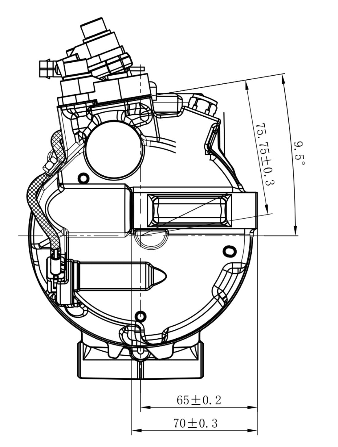 AC Compressor for MERCEDES BENZ (CO.15.040)
