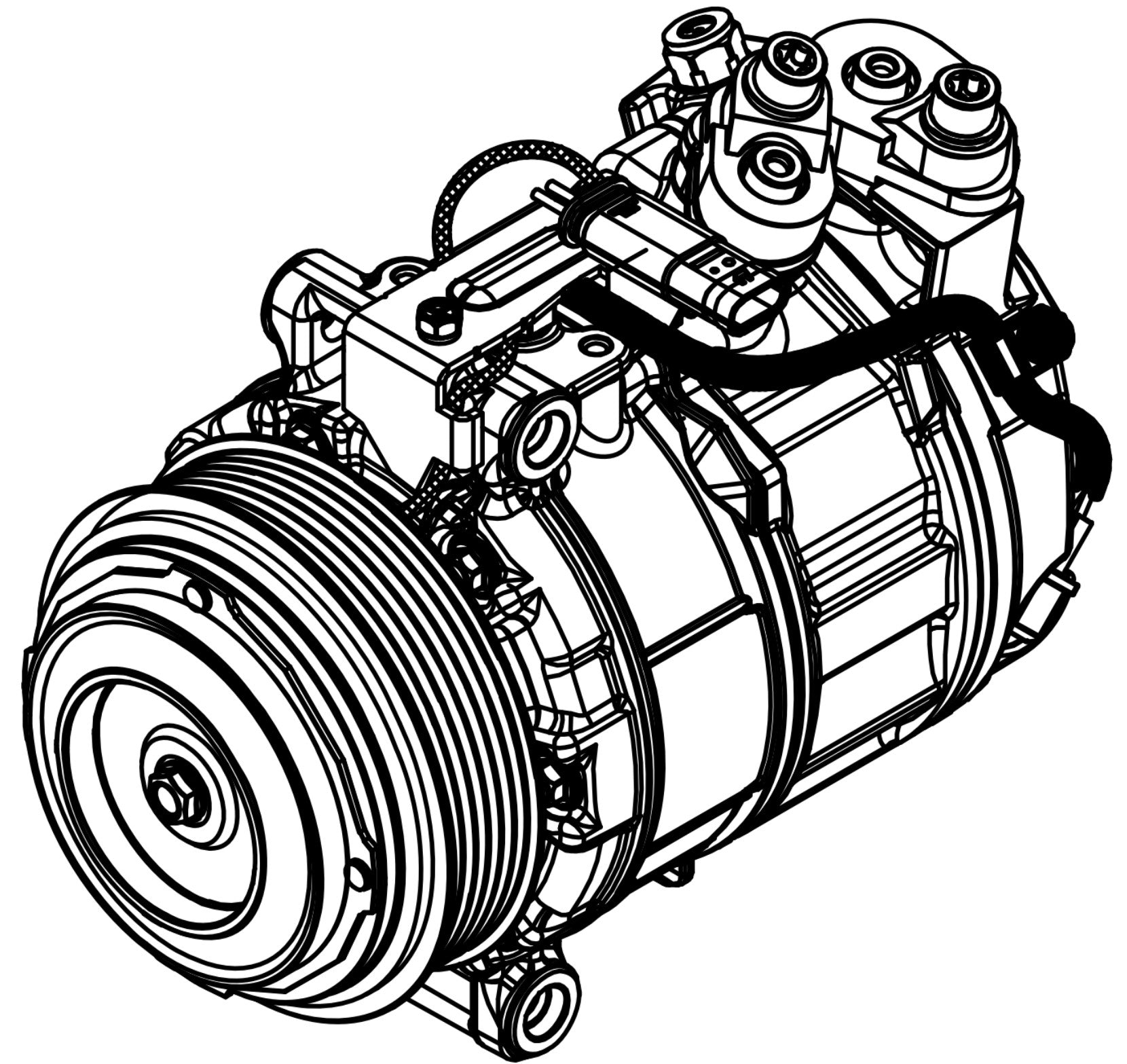 AC Compressor for MERCEDES BENZ (CO.15.040)