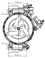 AC Compressor for FORD (CO.23.065K)