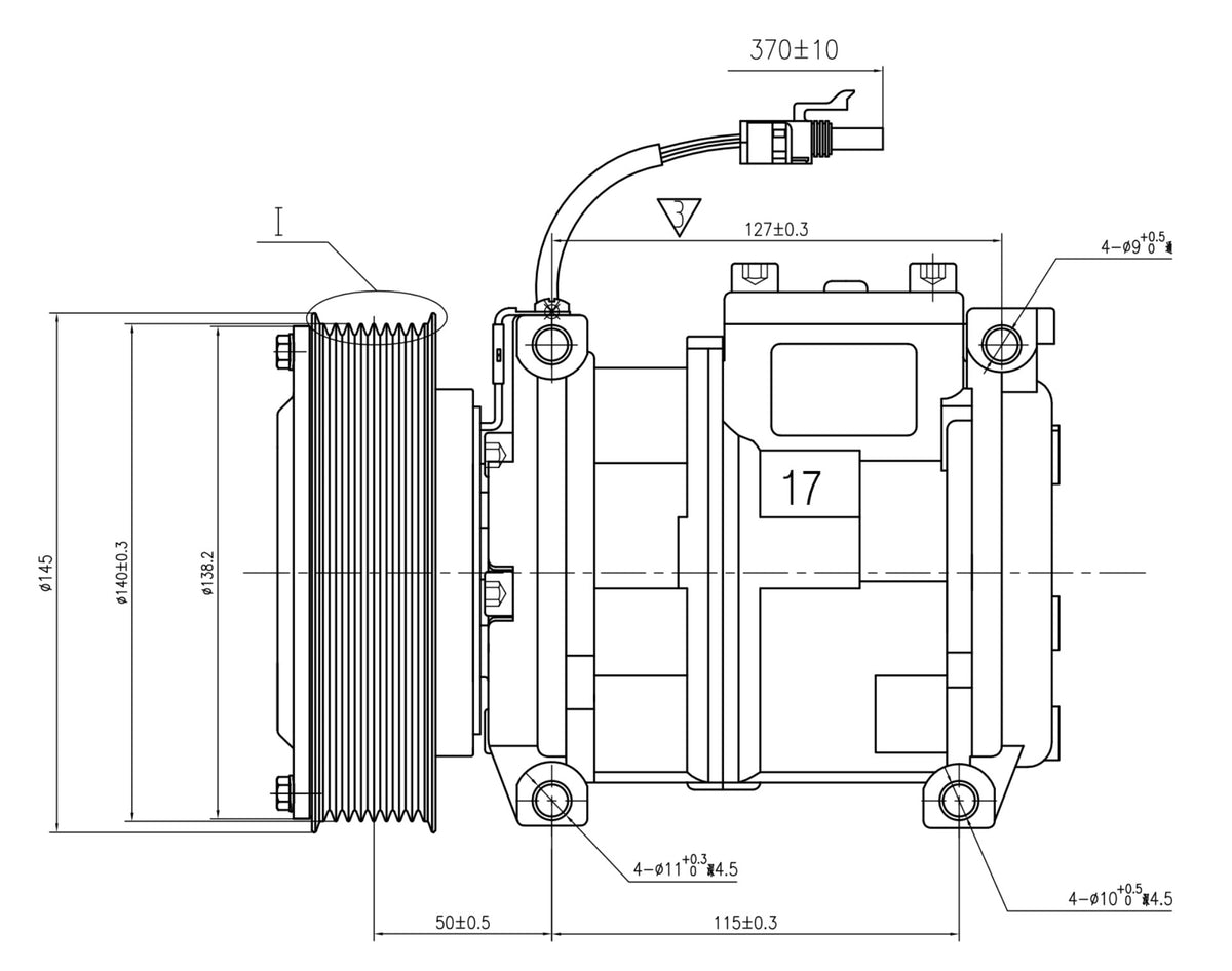 AC Compressor for JOHN DEERE (CO.81.008)