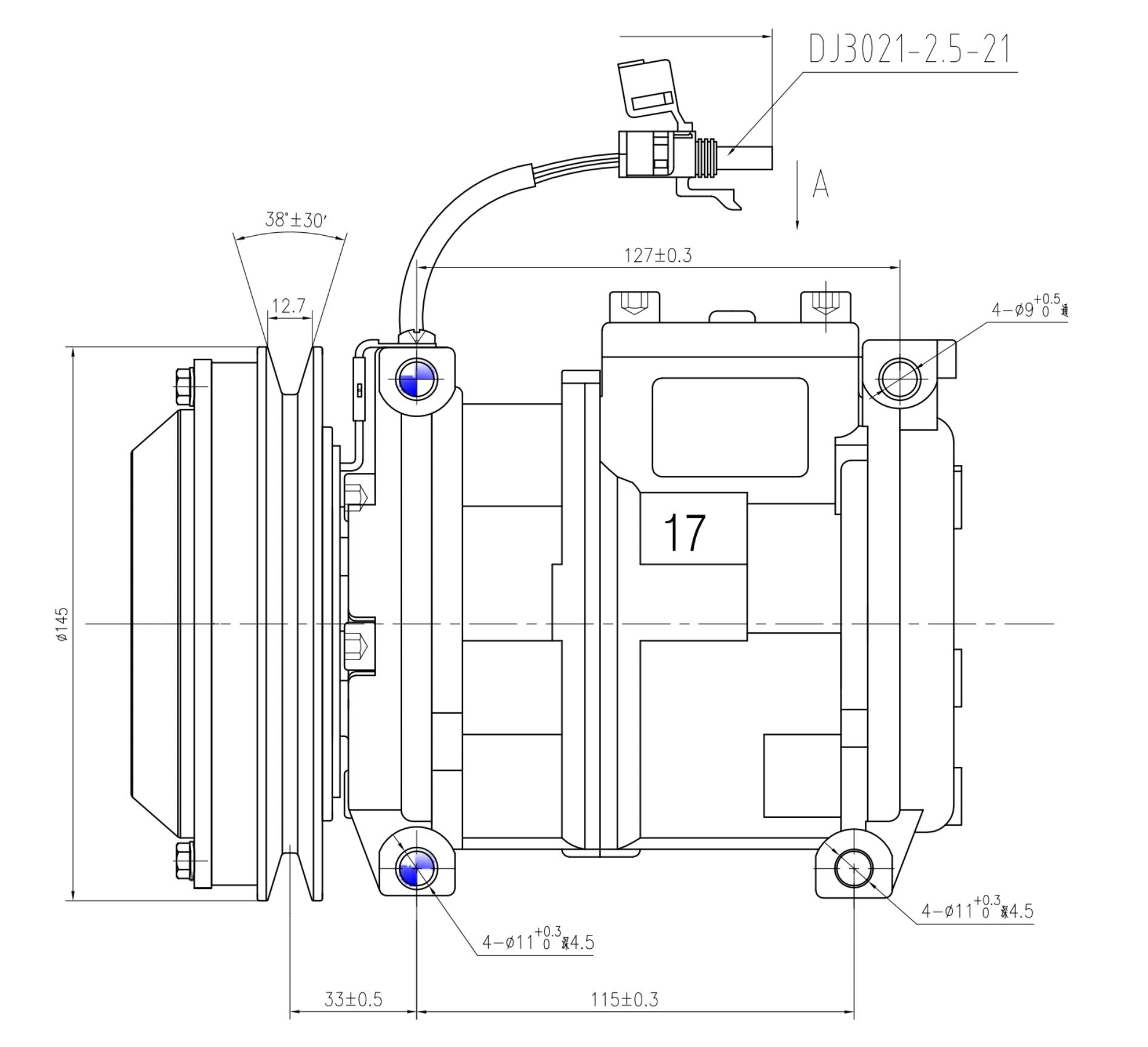 AC Compressor for JOHN DEERE (CO.81.010)