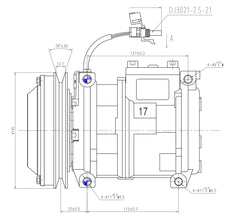 AC Compressor for JOHN DEERE (CO.81.010)