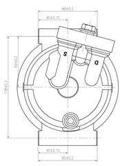 AC Compressor for KOMATSU (CO.902.004)