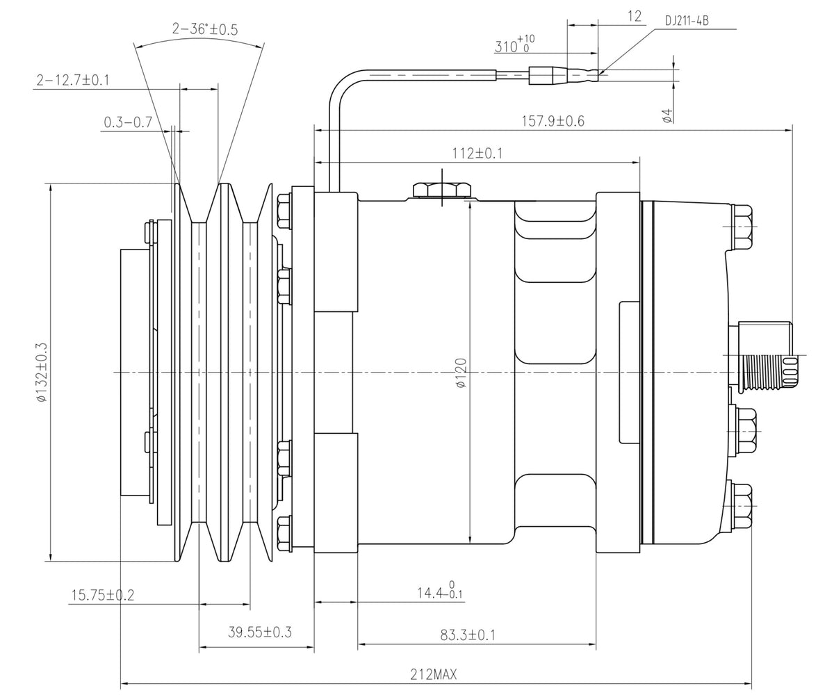 AC Compressor for Multiple Vehicles (CO.958.002)