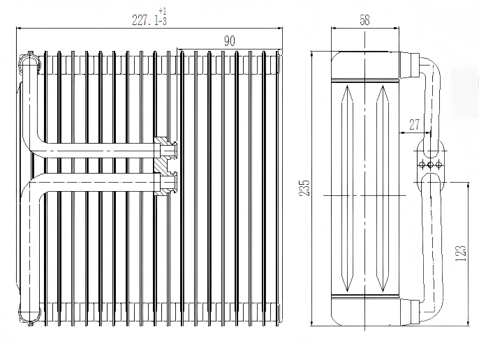 AC Evaporator (HINO EV.04.001)