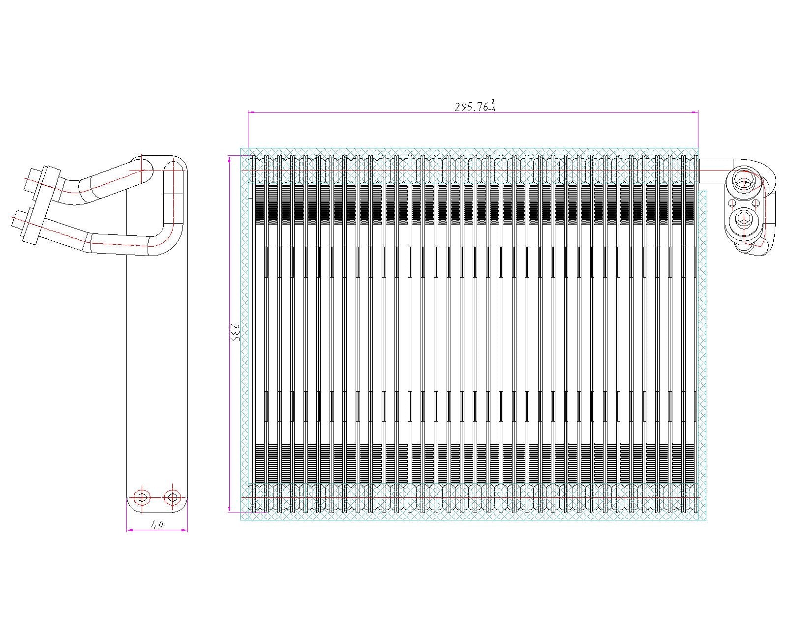 AC Evaporator (ISUZU EV.03.001)