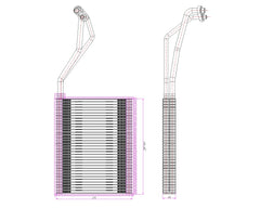 AC Evaporator (NISSAN EV.02.003)
