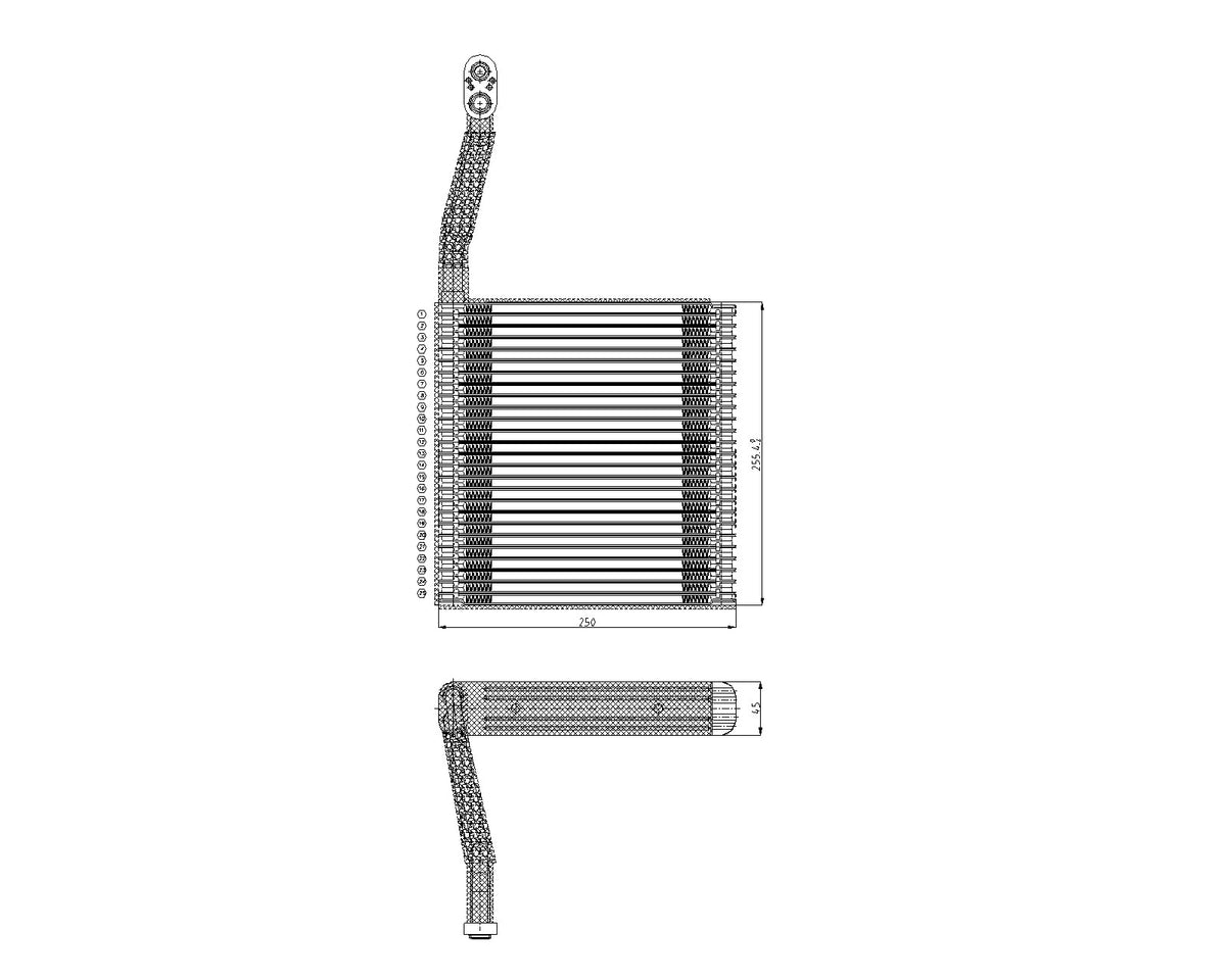 AC Evaporator (FORD EV.23.002)