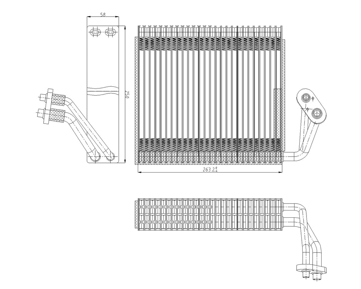 AC Evaporator (HOLDEN EV.81.003)