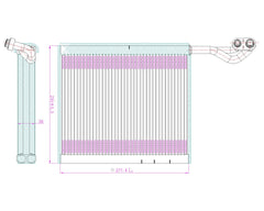 AC Evaporator (HONDA EV.01.005)