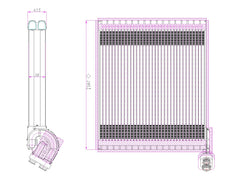 AC Evaporator (TOYOTA EV.04.019)