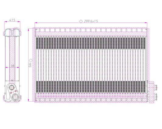 AC Evaporator (HINO EV.80.001)