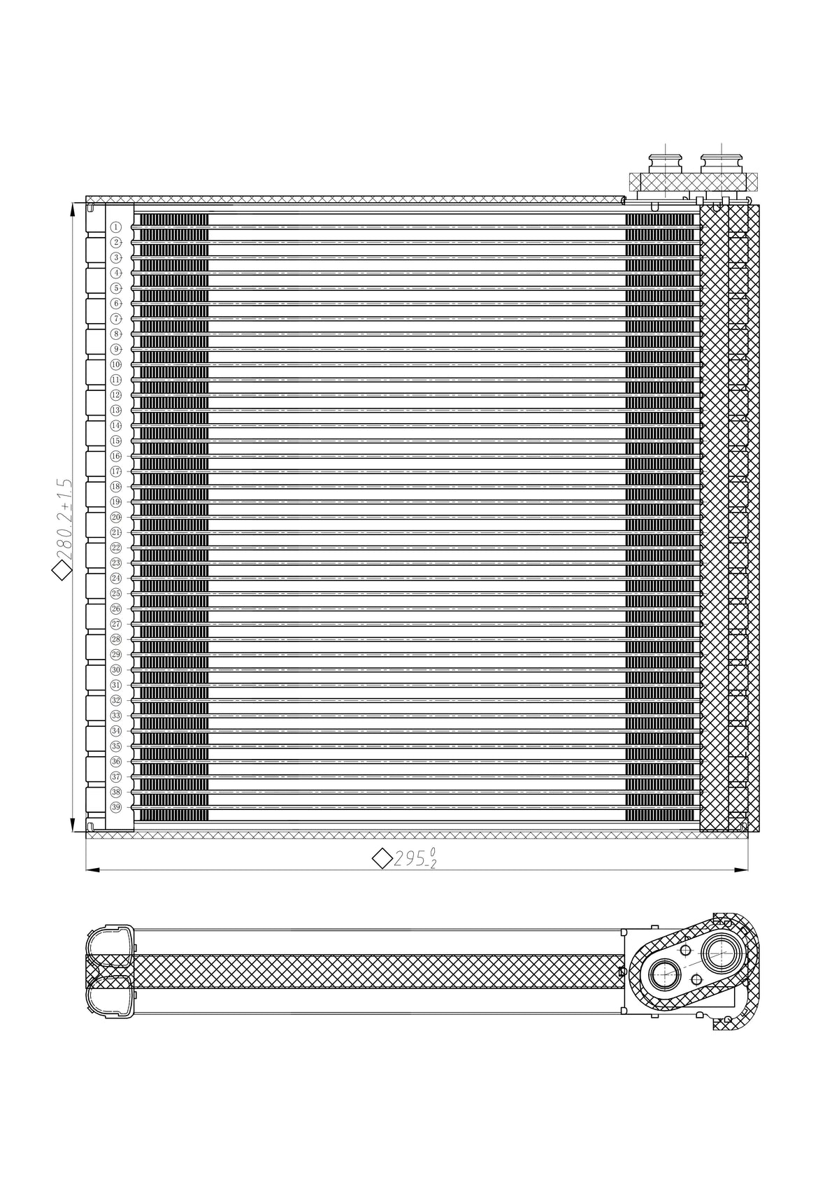 AC Evaporator (LEXUS EV.04.006)