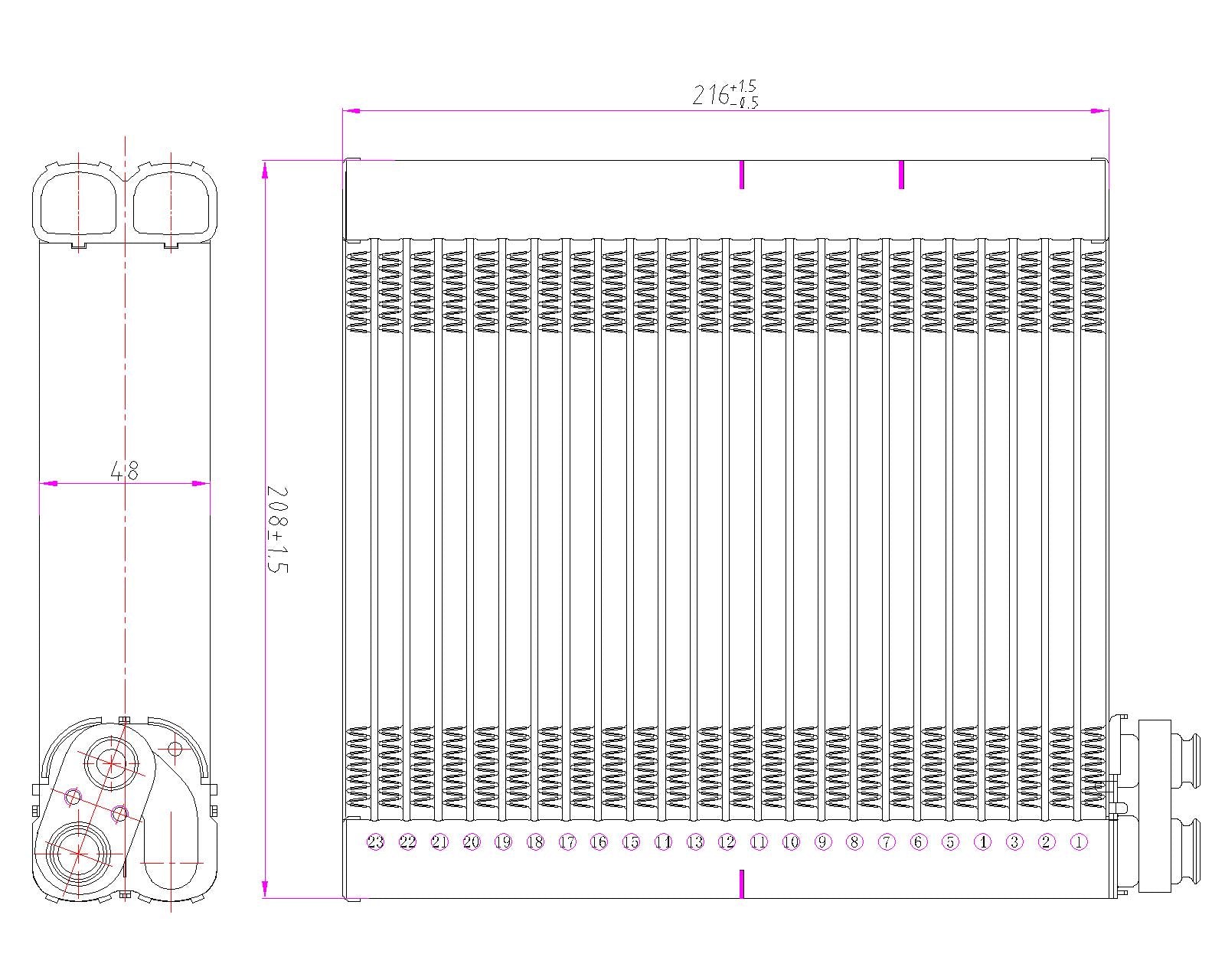 AC Evaporator (TOYOTA EV.04.017)