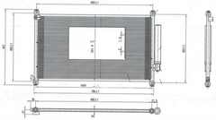 AC Condenser for HONDA (STB-2088S)